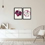 Wallity Cuadro Decorativo Enmarcado 2 Piezas 35 x 50 cm